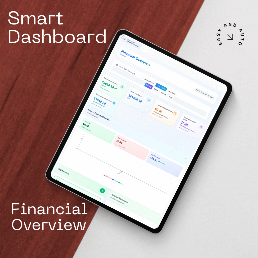 smart Invoiceror dashboard