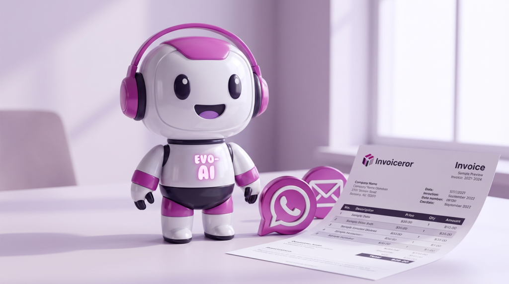 How Ai can help to you create and send Invoices via WhatsApp, Email, or PDF Instantly