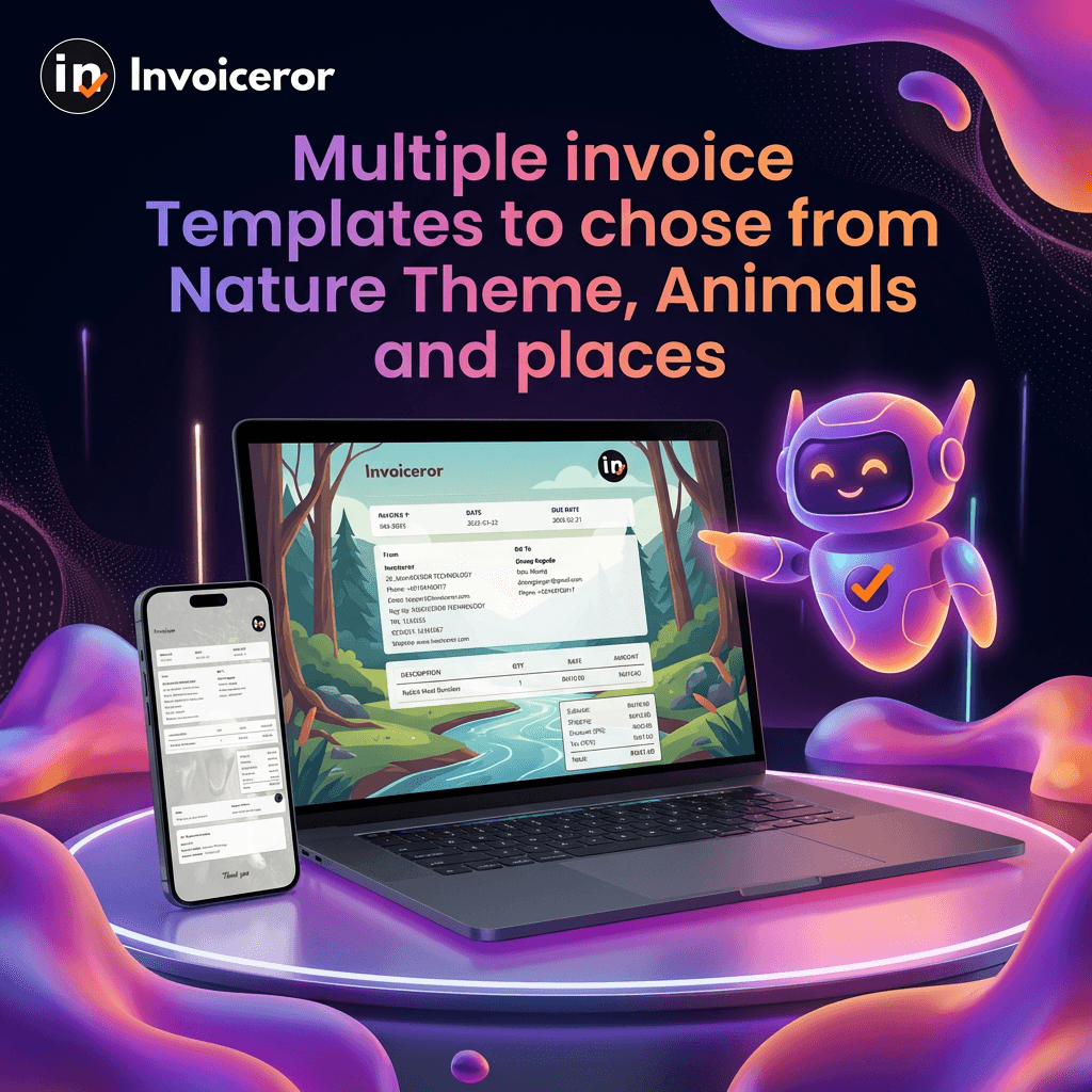 how to create and invoice with invoiceror