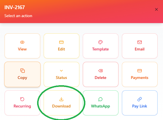 How to manage invoice in invoiceror-10