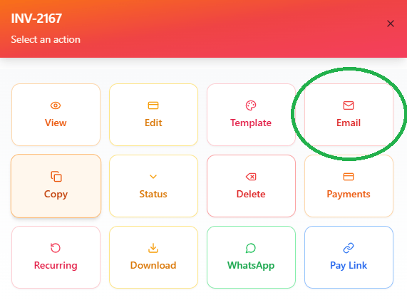 How to manage invoice in invoiceror-5