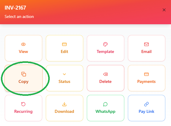 How to manage invoice in invoiceror-6