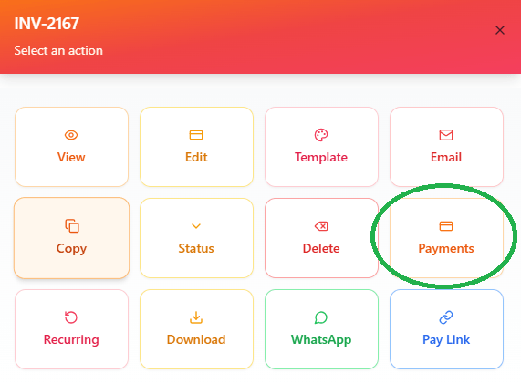 How to manage invoice in invoiceror-8