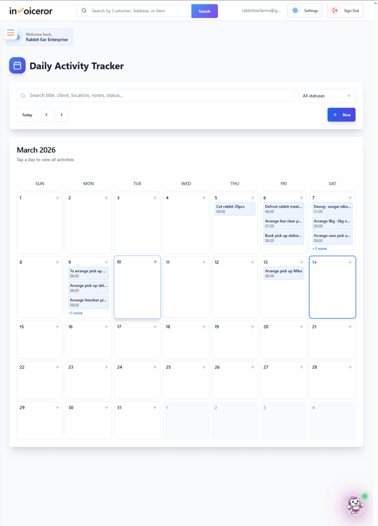 how to set your schedule with daily activity tracking-daily and hourly dashboard