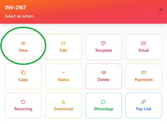 How to manage invoice in invoiceror