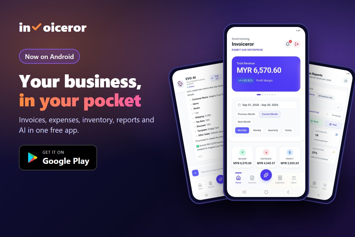 invoiceror android app featured